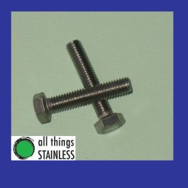 316: M6x35mm Hex Head Set Screw - Box of 100