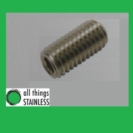 304: M8x40mm Hexagon Socket Set Screw. Box of 100